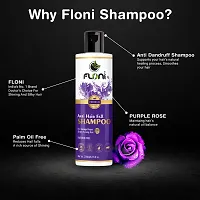 Floni Anti Hairfall Shampoo for Women  Men Paraben free for Silky And Shining Hair 200 mL-thumb1