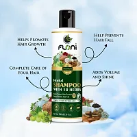 Floni 18 Herbs Natural Shampoo For Men  Women Suitable For Dry Hair Scalp prevent Hair Fall-thumb2