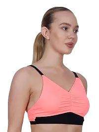 Stylish Pink Cotton Bras For Women-thumb2