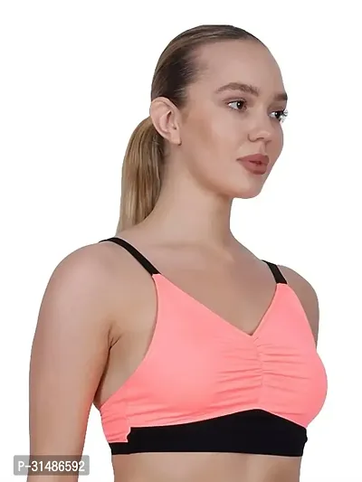 Stylish Pink Cotton Bras For Women-thumb3