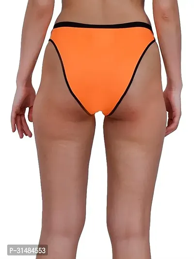 Stylish Orange Cotton Panty For Women-thumb2