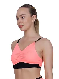 Stylish Pink Cotton Bras For Women-thumb1