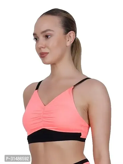 Stylish Pink Cotton Bras For Women-thumb2