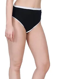 Stylish Black Cotton Panty For Women-thumb2