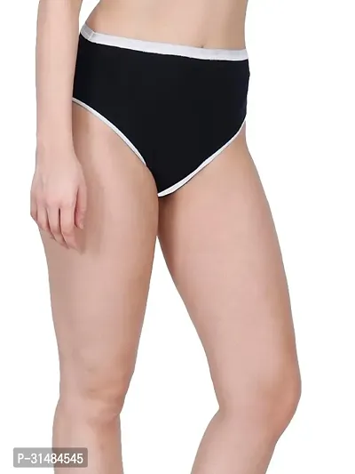 Stylish Black Cotton Panty For Women-thumb3