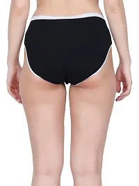 Stylish Black Cotton Panty For Women-thumb1