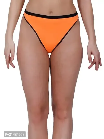 Stylish Orange Cotton Panty For Women-thumb0