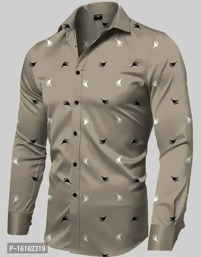 Sadarshini fashion Men's Digital Printed Long Sleeve Casual Shirt-thumb2