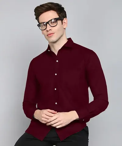 Best Selling Cotton Blend Long Sleeve Formal Shirt 