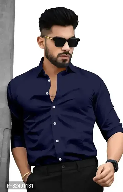 Trendy Cotton Blend Shirts for Men-thumb0