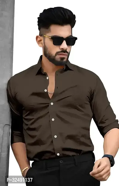 Trendy Cotton Blend Shirts for Men-thumb0