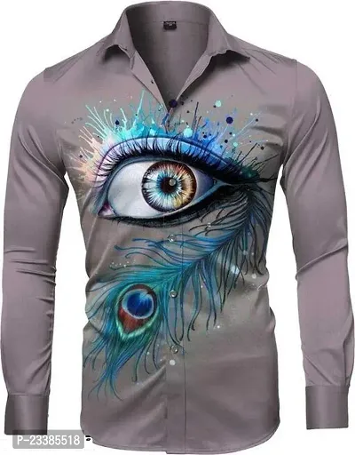 Men's Digital Printed Casual Shirt-thumb0