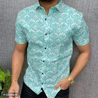 Men's Digital Printed Casual Shirt-thumb0