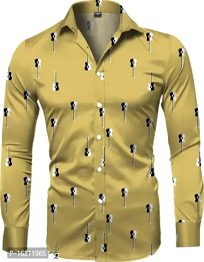 Sadarshini fashion Men's Digital Printed Long Sleeve Casual Shirt