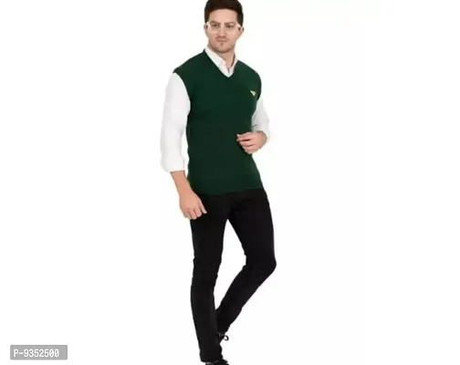Classic Acrylic Solid Sweaters for Men