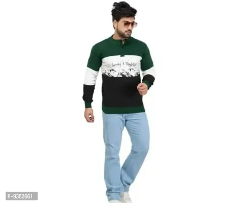 Classic Acrylic Printed Sweaters for Men-thumb0