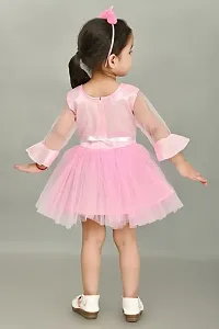 FB Empire Girls' NetCasual Knee Length Dress (M003)-thumb1