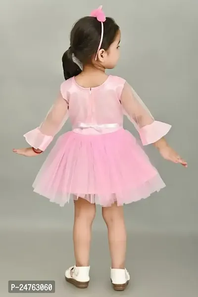 FB Empire Girls' NetCasual Knee Length Dress (M003)-thumb2