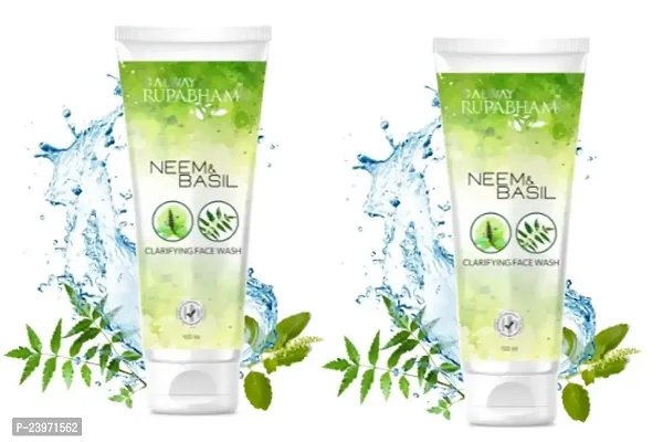 Neem And Basil Face Wash Pack of 2-thumb0