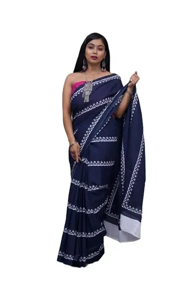 Stylish Saree without Blouse Piece