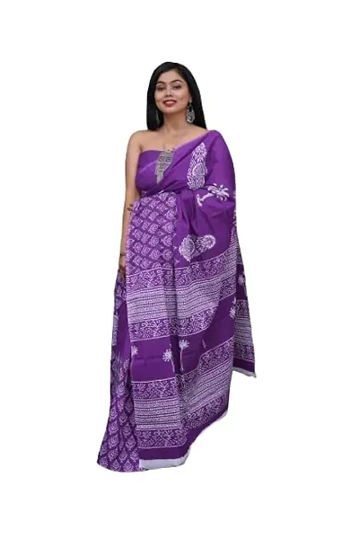 Best Selling Mulmul Cotton Saree with Blouse piece 