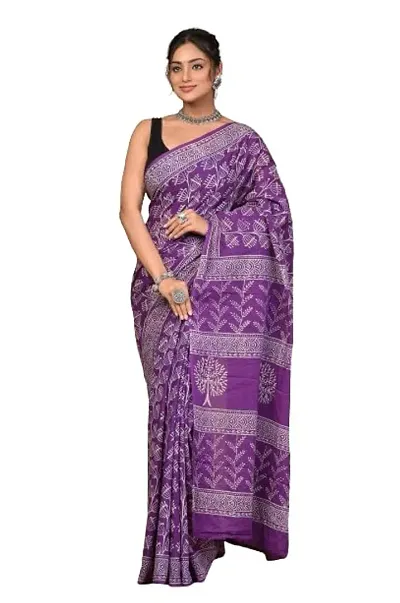 Trendy Sensational Silk Saree with Blouse piece For Women