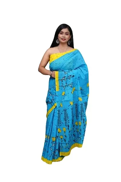 S R FASHION Womens Pure Mulmul Saree