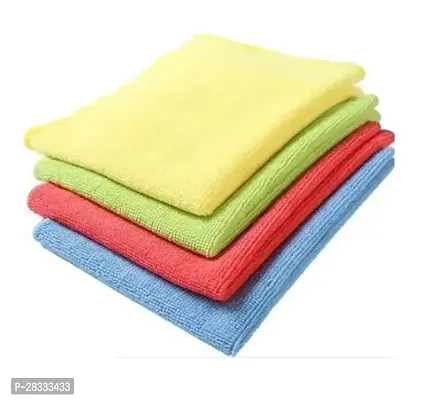 Classic Cotton Blend Solid Towel Set Pack of 4-thumb0