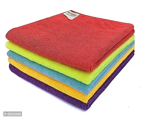 Classic Cotton Blend Solid Towel Set Pack of 5-thumb0