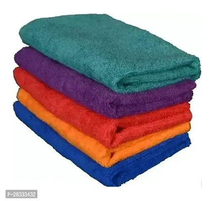 Classic Cotton Blend Solid Towel Set Pack of 5-thumb0