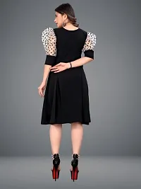 Stylish Black Cotton Dresses For Women-thumb3