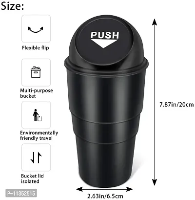 Zollyss Mini Car Trash Bin 2PC-thumb4