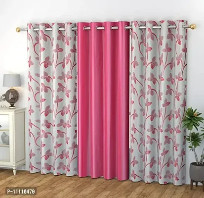 Premium Polyester Printed Door Curtains 6 feet Long-thumb0