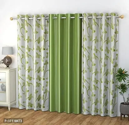 Premium Polyester Printed Door Curtains 6 feet Long-thumb0