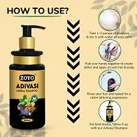 Combo Adivasi Shampoo 300 Ml and Adivasi Herbal Hair Oil 200 Ml-thumb2