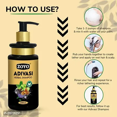 Combo Adivasi Shampoo 300 Ml and Adivasi Herbal Hair Oil 200 Ml-thumb3