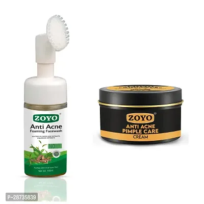 Anti Acne Pimple Cream 50 Gm and Anti Acne Face Wash 150 Ml