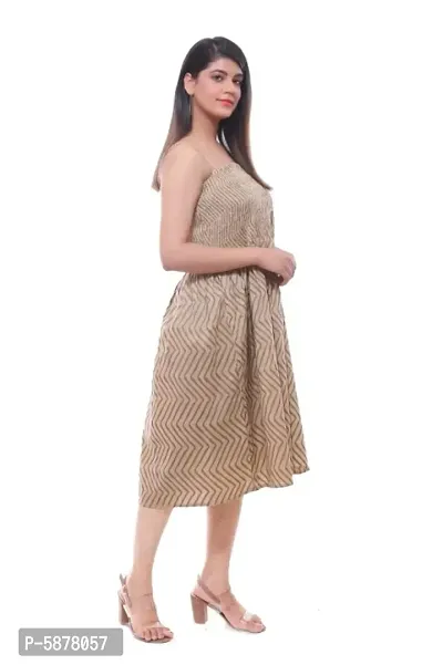 Elegant Cotton Printed Smocking (Skirt)-thumb3