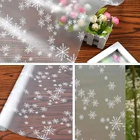 WISDOM? Privacy Window Film Frosted Glass Film Static Cling Glass Film No Glue Anti-UV Window Sticker Non Adhesive for Privacy Office Meeting Room Bathroom Living Room-thumb1