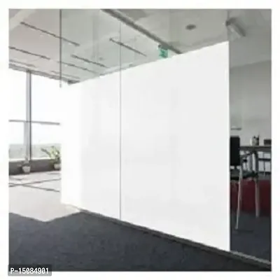 WISDOM? 100% Privacy Window Film Light Blocking Window Cover Film for Glass Windows, Sun Blocking Window Films Non Adhesive-thumb3