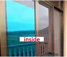 WISDOM? Window Privacy Film,One Way Mirror Film Daytime Anti UV Sun Blocking Heat Control Reflective Film Decorative Static Cling Home Office Living Room-thumb4