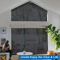 WISDOM? One Way Mirror Window Film Daytime Privacy, Sun Blocking Heat Control Anti UV Reflective Film Static Cling Window Tint for Home Office Living Room-thumb3