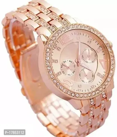 Stylish Golden Other Analog Watches For Women