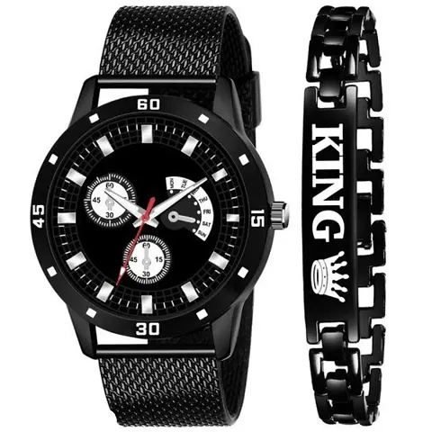 Classy PU Analog Watches for Men
