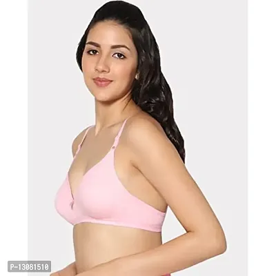 Stylish Fancy Cotton Solid Bras For Women Pack Of 1-thumb3