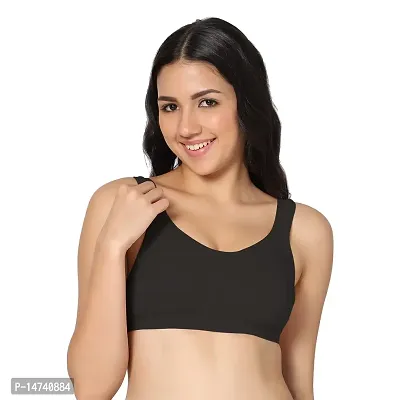 Buy In Care LINGERIE SPORTS-01 (B) White Solid Color Full-Coverage Sports  Bra. Online In India At Discounted Prices