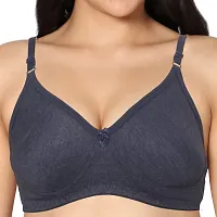 In Care LINGERIE Soha (B) M.Navy Solid Color Full-Coverage T-Shirt Bra.-thumb1