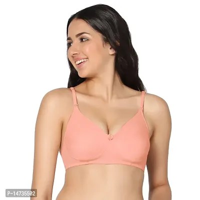 Buy online Grey Solid Regular Bra from lingerie for Women by In