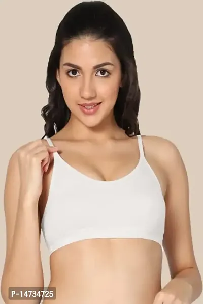 Buy In Care LINGERIE SPORTS-01 (B) Skin White Solid Color Full-Coverage Sports  Bra. Online In India At Discounted Prices