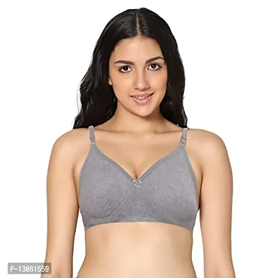 Stylish Fancy Cotton Solid Bras For Women Pack Of 1